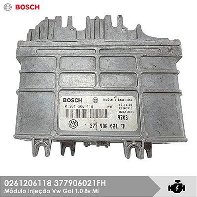 Módulo De Injeção Vw Gol 1.0 8v Mi - 0261206118 377906021FH