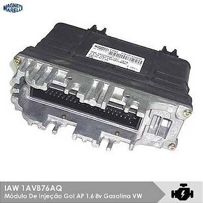 Módulo De Injeção Gol AP 1.6 8v Gasolina VW - IAW 1AVB76AQ
