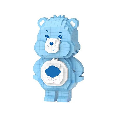 BLOCO MONTAR URSINHO CARINHOSO AZUL MINISO 450 PÇS
