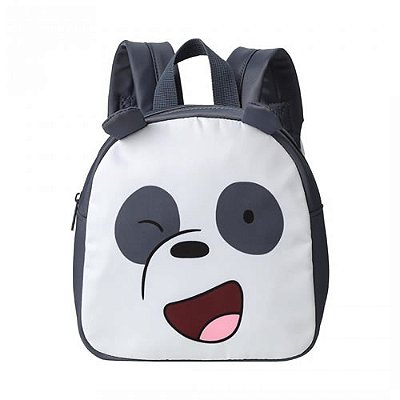 MOCHILA INFANTIL WE BARE BEARS PANDA MINISO