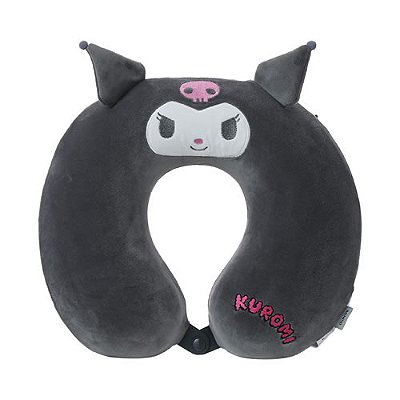 Almofada De Pescoço Kuromi Sanrio Oficial Miniso