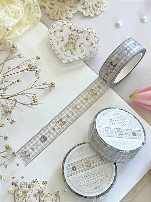 Washi Tape Teddy Bears & Buttons - Leela Journals