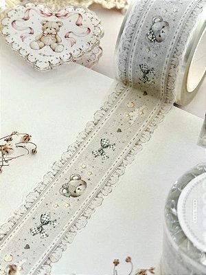 Washi Tape Teddy Bear Dreams Die Cut - Leela Journal