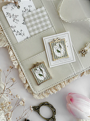 Charm Magnet Lily of the Valley - Leela Journal