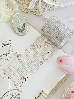 Washi tape Rose Script