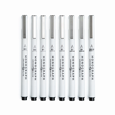 Monograph Studio (8 canetas) - Archer & Olive