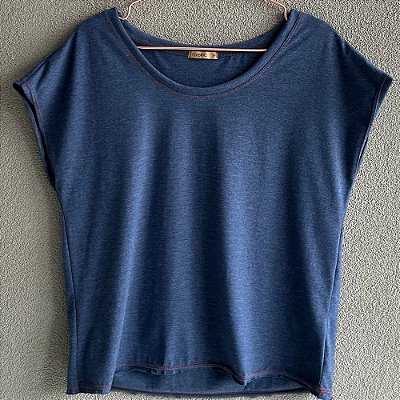 Blusa malha de algodão