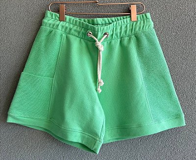Short Moletom Algodão avesso