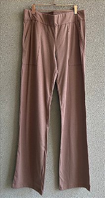 Calça malha algodão com bolso