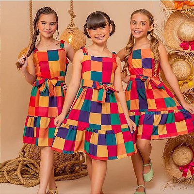 Vestido xadrez