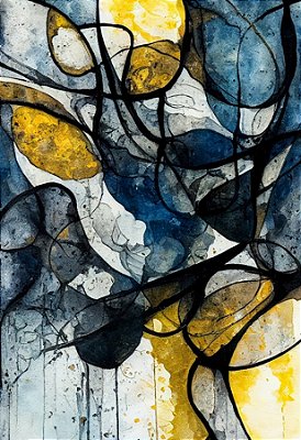 Quadro Decorativo Abstrato 0125