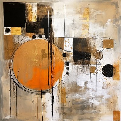 Quadro Decorativo Abstrato 0200