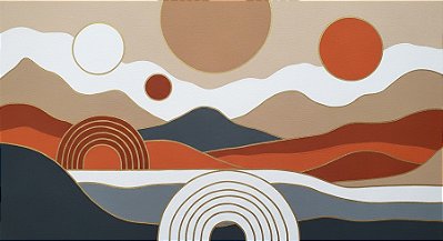 Quadro Decorativo Abstrato 0342