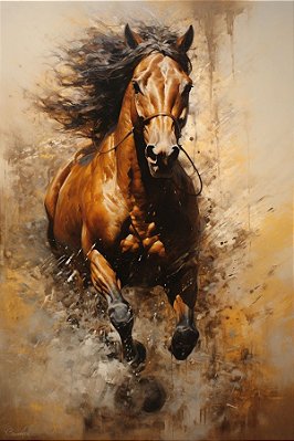 Quadro Decorativo Cavalos 1140