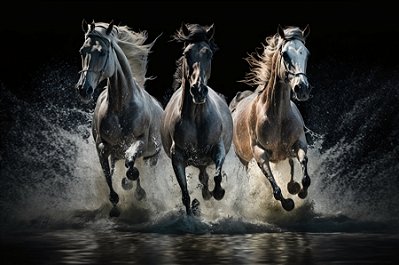 Quadro Decorativo Cavalos 1168