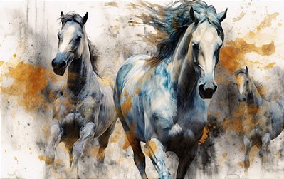 Quadro Decorativo Cavalos 1189