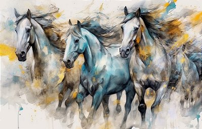 Quadro Decorativo Cavalos 1190