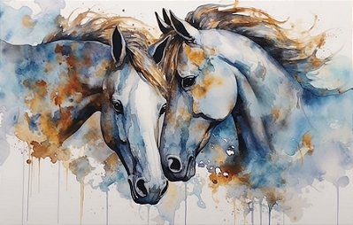 Quadro Decorativo Cavalos 1191
