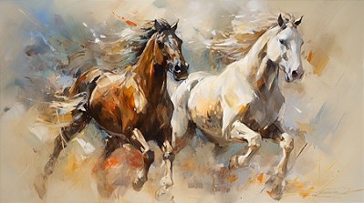Quadro Decorativo Cavalos 1196