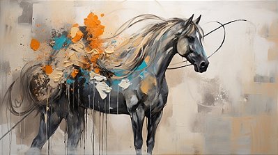 Quadro Decorativo Cavalos 1198