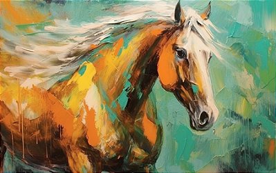 Quadro Decorativo Cavalos 1212