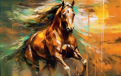 Quadro Decorativo Cavalos 1213
