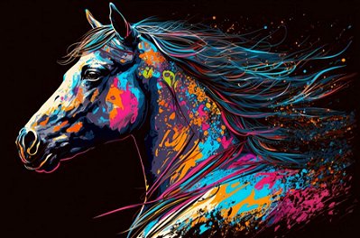 Quadro Decorativo Cavalos 1214