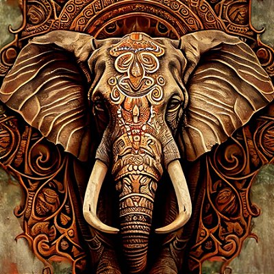 Quadro Decorativo Elefantes 1340