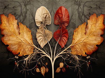 Quadro Decorativo Folhagens de Plantas 1428