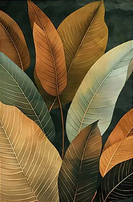 Quadro Decorativo Folhagens de Plantas 1433
