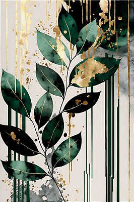 Quadro Decorativo Folhagens de Plantas 1441