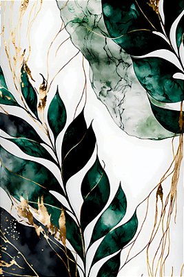 Quadro Decorativo Folhagens de Plantas 1442