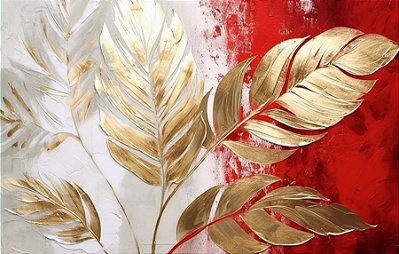 Quadro Decorativo Folhagens de Plantas 1494