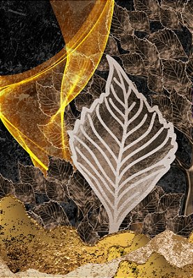 Quadro Decorativo Folhagens de Plantas 1506