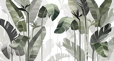 Quadro Decorativo Folhagens de Plantas 1606