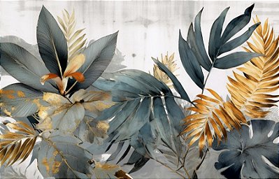 Quadro Decorativo Folhagens de Plantas 1629