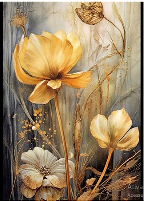 Quadro Decorativo Flores 1717