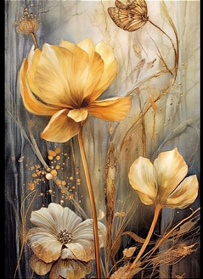Quadro Decorativo Flores 1733