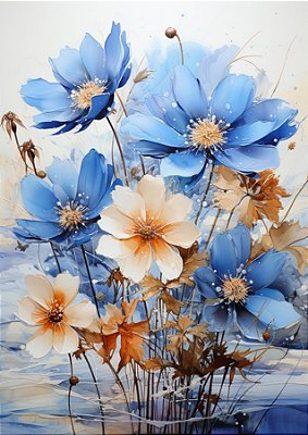 Quadro Decorativo Flores 1736