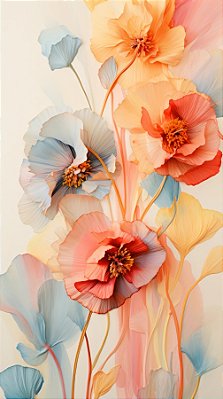 Quadro Decorativo Flores 1775