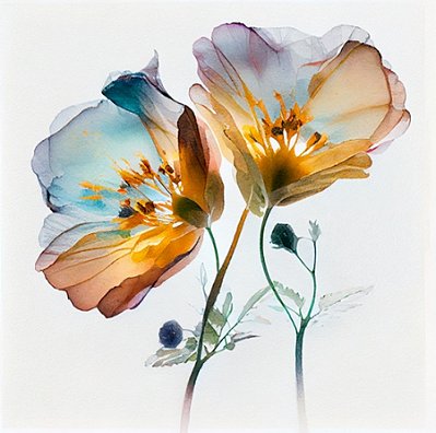 Quadro Decorativo Flores 1795