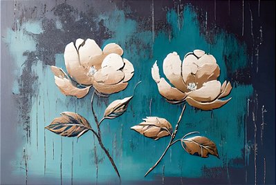 Quadro Decorativo Flores 1821