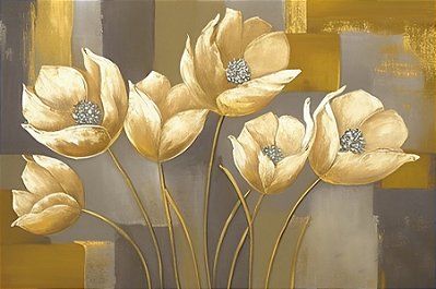 Quadro Decorativo Flores 1824