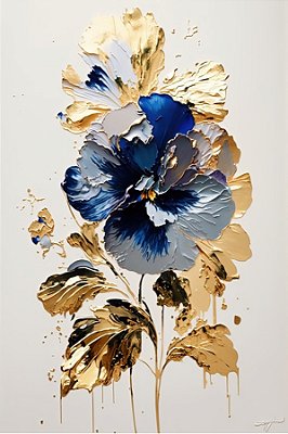 Quadro Decorativo Flores 1830