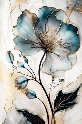 Quadro Decorativo Flores 1848