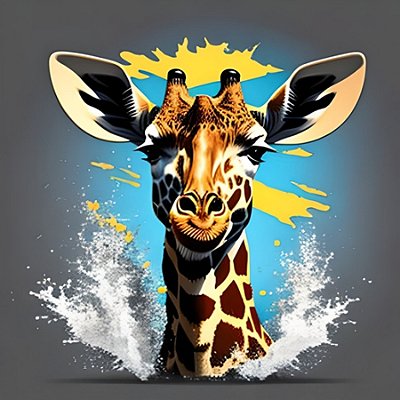 Quadro Decorativo Girafas 1996