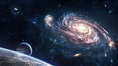 Quadro Decorativo Galaxia - Cosmos 2058