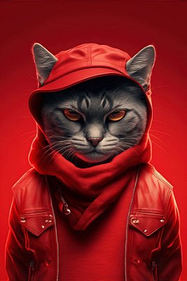 Quadro Decorativo Gatos 2106