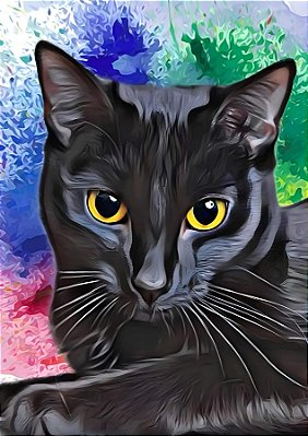 Quadro Decorativo Gatos 2153