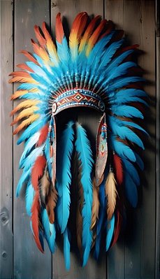 Quadro Decorativo Indigenas 2184